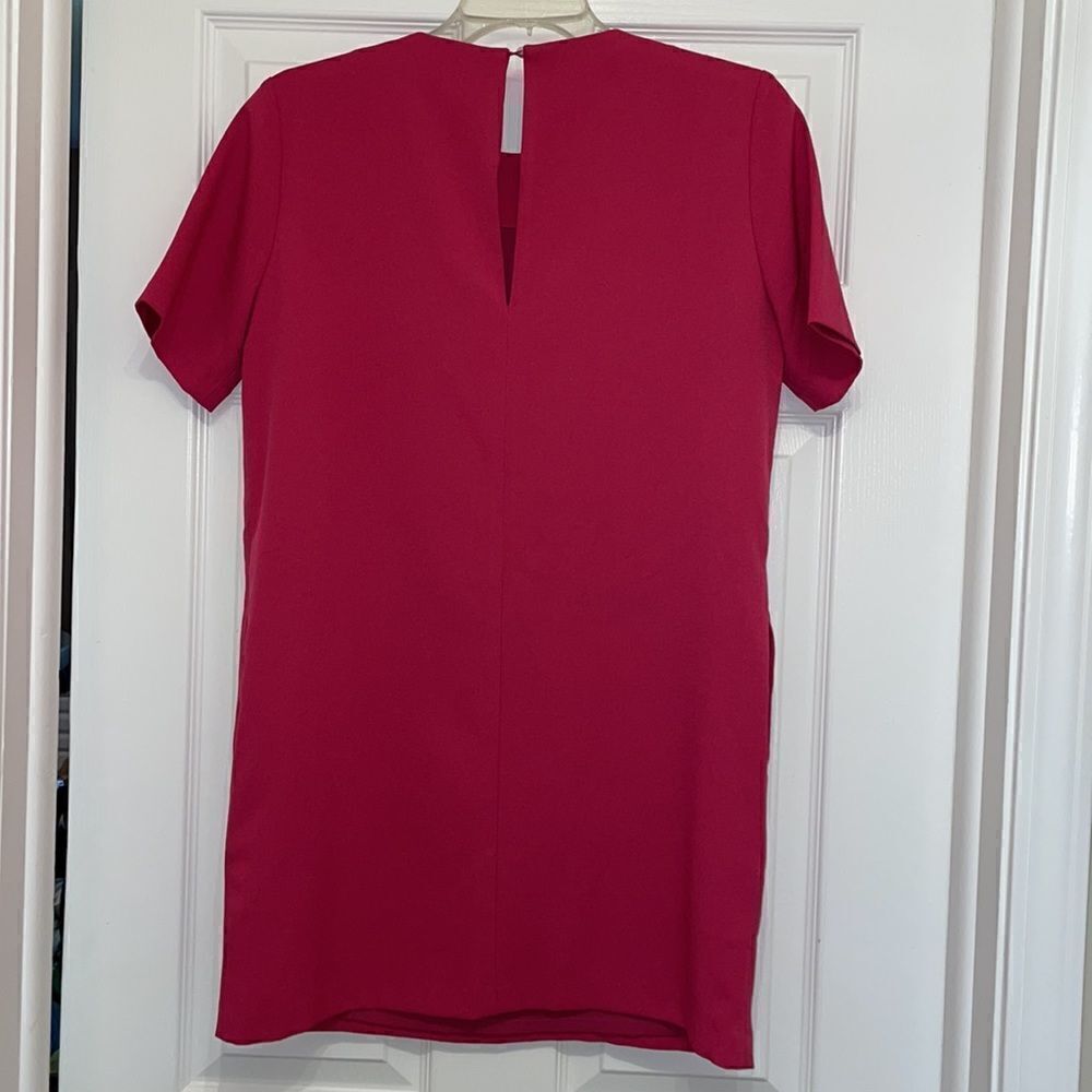 Blaque Label Raspberry colored Shift dress with pockets - Picture 8 of 8